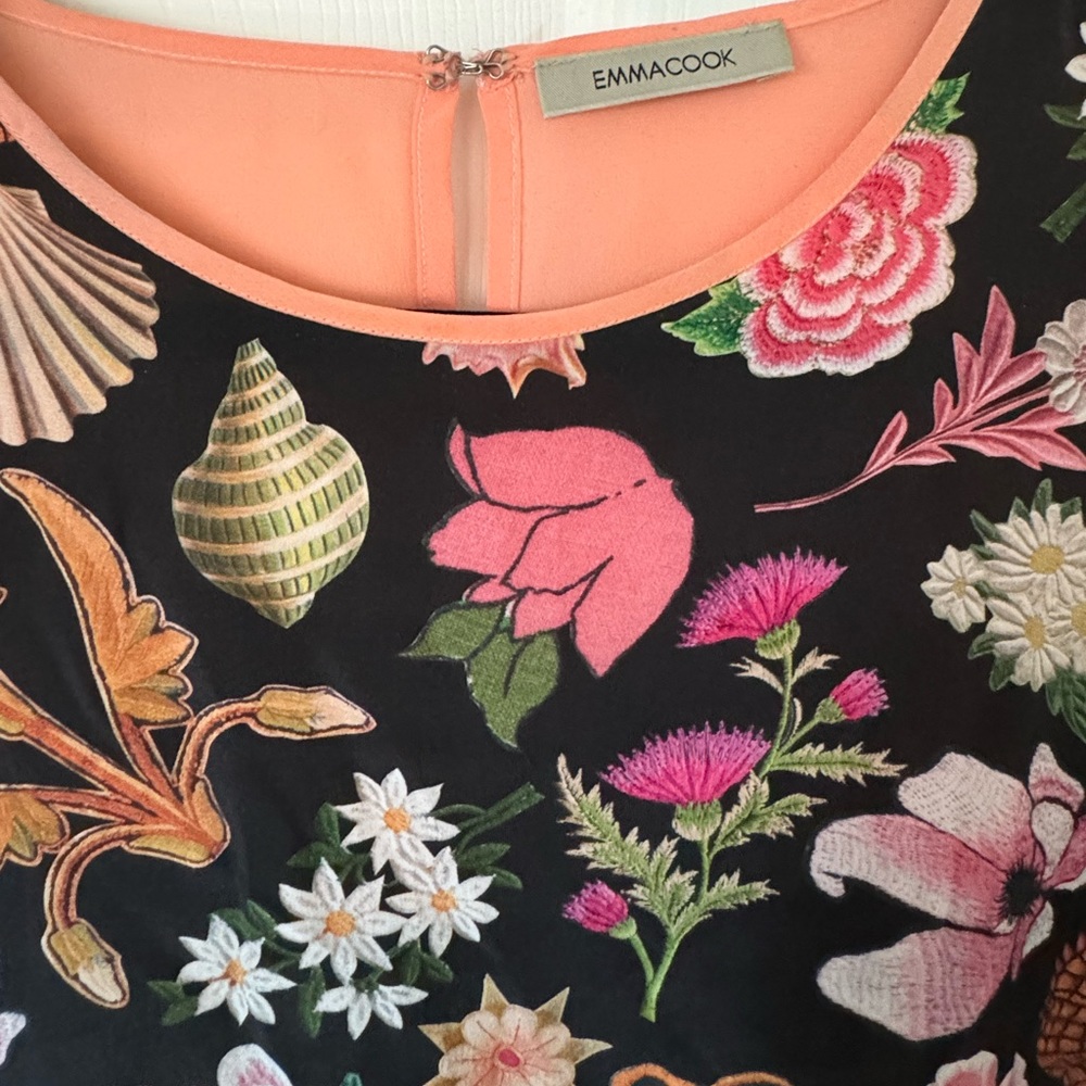 100% Silk Emma Cook Caftan Dress